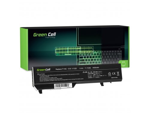 Green Cell Batterie K738H T114C T116C pour Dell Vostro 1310 1320 1510 1511 1520 2510