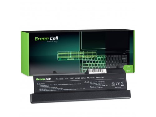 Green Cell Batterie K738H T116C pour Dell Vostro 1310 1320 1510 1511 1520 2510