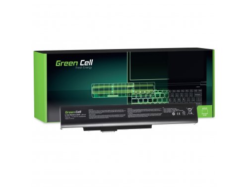 Green Cell Batterie A32-A15 pour MSI CR640 CX640, Medion Akoya E6221 E7220 E7222 P6634 P6815, Fujitsu LifeBook N532 NH532