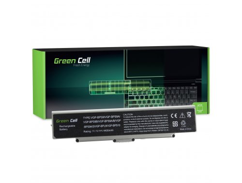 Green Cell Batterie VGP-BPS9B VGP-BPS9 VGP-BPS9S pour Sony Vaio VGN-NR VGN-AR570 CTO VGN-AR670 CTO VGN-AR770 CTO