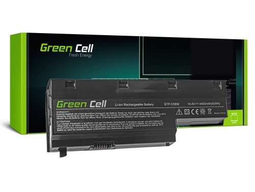 Green Cell Batterie BTP-D4BM BTP-D5BM 40029778 pour Medion Akoya E7211 E7212 E7214 E7216 P7611 P7612 P7614 P7618