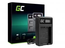 Chargeur de batterie de caméra LC-E10 Green Cell ® pour LP-E10, EOS Rebel T3, T5, T6, Kiss X50, Kiss X70, EOS 1100D, EOS 1200D