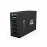 Chargeur universel Green Cell ® avec fonction de charge rapide, 5 ports USB, QC 3.0