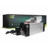Green Cell Batterie Vélo Electrique 24V 15Ah 360Wh Silverfish Ebike 2 Pin avec Chargeur