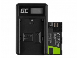 Green Cell ® Batterie LP-E6 et Chargeur LC-E6 pour Canon EOS 70D, 5D Mark II/ III, 80D, 7D Mark II, 60D, 6D, 7D 7.4V 1600mAh