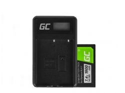Green Cell ® Batterie BLH-1 et Chargeur BCH-1 pour Olympus OM-D E-M1 Mark 2