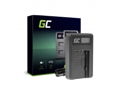 Chargeur de batteries VW-BC10 Green Cell pour Panasonic VW‑VBT190 HC-250 HC-V130 HC-V510 HC-V770 HC-W580 HC-WX970