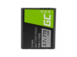 Batterie Green Cell ® LI-50B pour caméra Olympus Tough TG-810 TG-610 6000 Stylus 1010 1020 SP-720UZ SP-800UZ SZ-20 3.7V 770mAh