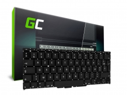 Green Cell ® Clavier pour ordinateur portable Apple MacBook Air A1370 A1465 Rétroéclairage AZERTY FR