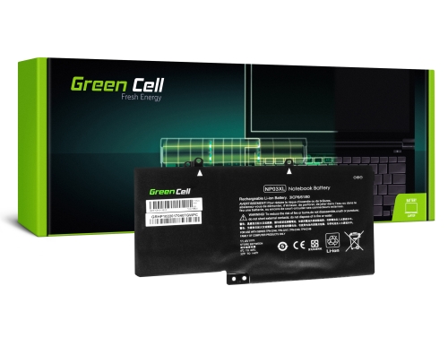 Green Cell Batterie NP03XL 760944-241 760944-421 761230-005 HSTNN-LB6L pour HP Envy x360 15-U 15-U000 15-U200 Pavilion x360 13-A