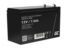 Green Cell® Batterie AGM 12V 7Ah accumulateur au Gel UPS Système Batterie de secours Batterie de résérve