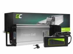 Accumulateur Batterie Green Cell Rear Rack 36V 11.6Ah 418Wh pour Vélo Électrique Pedalec
