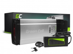 Green Cell Batterie Vélo Electrique 36V 12Ah 432Wh Rear Rack Ebike 4 Pin avec Chargeur