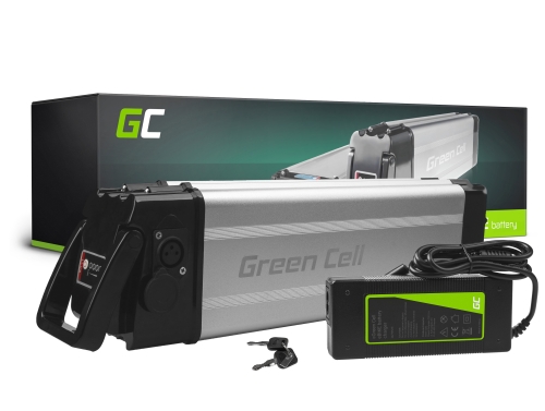 Green Cell Batterie Vélo Electrique 24V 12Ah 288Wh Silverfish Ebike 4 Pin avec Chargeur