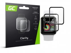 2x GC Clarity Verre trempé pour Apple Watch 4/5 44mm