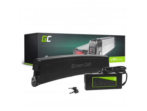 Green Cell Batterie Vélo Electrique 36V 7.8Ah 281Wh Frame Type Ebike 2 Pin pour Chrisson, Ducati, Torpado avec Chargeur