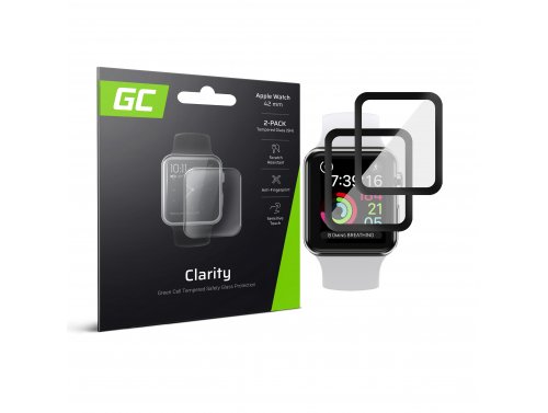 2x GC Clarity Verre trempé pour Apple Watch 42mm