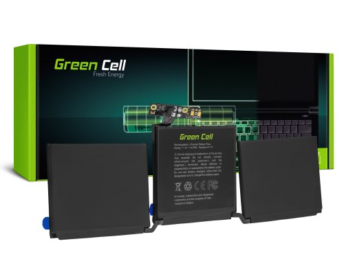 Green Cell ® Batterie A1713 pour Apple MacBook Pro 13 A1708 (2016, 2017)