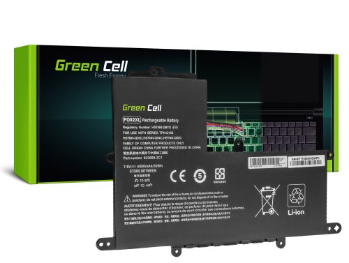 Green Cell ® Laptop Akku PO02XL für HP Stream 11 Pro G2 G3 G4 G5, HP Stream 11-R020NW 11-R021NW 11-Y000NW 11-Y002NW