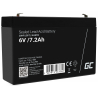 Green Cell® Batterie AGM 6V 7.2Ah accumulateur au Gel Jouets Installations d'alarme Véhicules pour enfants