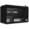 Green Cell® Batterie AGM 12V 10Ah accumulateur au Gel UPS Système Batterie de secours Batterie de résérve