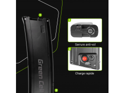 Accumulateur Batterie Green Cell Frame Battery 36V 7.8Ah 281Wh pour Vélo Électrique Pedalec