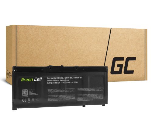 Green Cell Batterie SR03XL pour HP Omen 15 15-DC 17 17-CB 17-CB0006NW 17-CB0014NW Pavilion Gaming 17 17-CD 17-CD0014NW