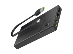 Power Bank GC Green Cell PowerPlay10S 10000mAh avec charge rapide 2x USB Ultra Charge et 2x USB-C Power Delivery 18W