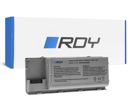 Batterie RDY PC764 JD634 pour Dell Latitude D620 D620 ATG D630 D630 ATG D630N D631