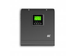 Onduleur solaire Convertisseur Off Grid avec chargeur solaire MPPT Green Cell 24VDC 230VAC 2000VA/2000W Onde sinusoïdale pure