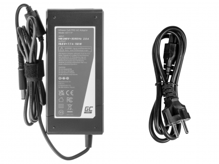 Chargeur Green Cell PRO 19.5V 7.7A 150W pour HP (PIN 7.4-5.0mm)