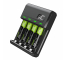 Set Green Cell GC VitalCharger chargeur pour batteries et 4x AAA Ni-MH 800mAh