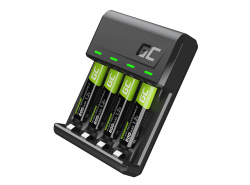 Set Green Cell GC VitalCharger chargeur pour batteries et 4x AAA Ni-MH 800mAh
