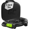 Green Cell Câble Type 2 7.2kW 32A 5m Monophasé pour Leaf, e-208, 500e, i3, e-Golf, e-Up!, UX 300e, I-Pace, Citigo iV, Fortwo