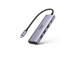 UGREEN CM511 Adaptateur 5-en-1, Hub USB-C vers 2x USB, HDMI, USB-C, TF/SD (gris)