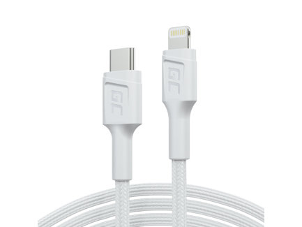 Câble blanc GC Power Stream USB-C - Lightning 100 cm, Apple MFi
