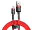 Câble USB vers USB-C Baseus Cafule 2A, Quick Charge 3.0, 200 cm, Transmission de données à 480 Mb/s, Tressage solide