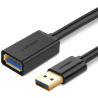 UGREEN Câble Extension Mâle USB-A vers Femelle USB-A, USB 3.0, 3m, Noir