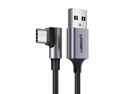 UGREEN câble USB vers USB-C coudé, US284, 3A, 2m (noir)