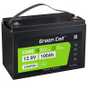 Green Cell Batterie LiFePO4 100Ah 12.8V 1280Wh LFP batterie lithium 12V pour Camping car Solaire Hors-bord Voilier Off-Grid