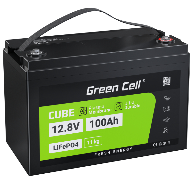 LiFePO4 batterie 100Ah 12.8V 1280Wh batterie