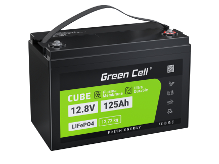 Batterie LiFePO4 125Ah 12.8V pour bateau camping-car photovoltaïque