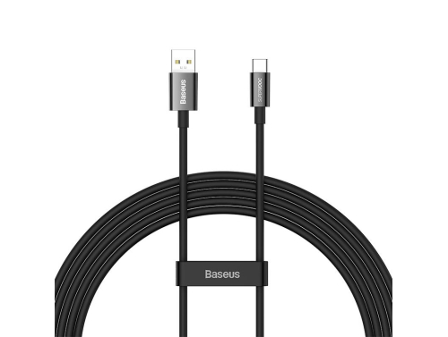 Câble Baseus Superior Series USB - USB-C 65W 200cm SUPERVOOC Charge Rapide pour OnePlus, Realme, Oppo (Dart, Warp Charge)