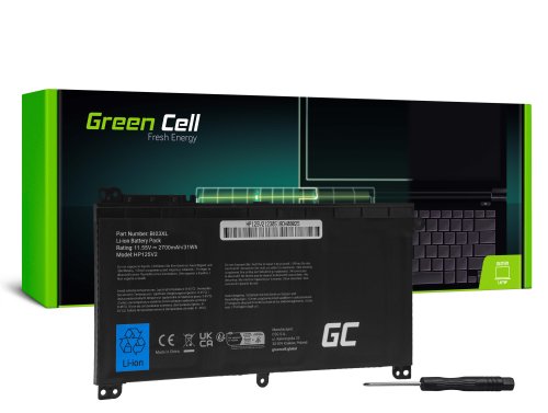 Green Cell Batterie BI03XL ON03XL pour HP Pavilion x360 13-U 13-U000 13-U100 Stream 14-AX 14-AX000 14-AX001NF 14-AX014NF