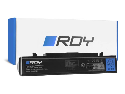 RDY Batterie AA-PB9NC6B AA-PB9NS6B pour Samsung R519 R522 R525 R530 R540 R580 R620 R780 RV510 RV511 NP300E5A