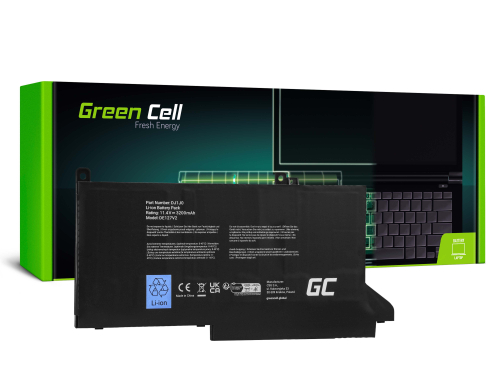 Green Cell Batterie DJ1J0 pour Dell Latitude 7280 7290 7380 7390 7480 7490