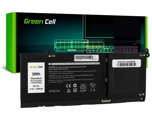 Green Cell Batterie G91J0 pour Dell Latitude 3320 3330 3520 Inspiron 15 3511 3525 5510