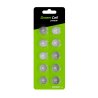 10x Batterie au lithium Green Cell CR2032 3V 220mAh