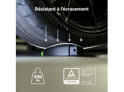 Green Cell Snap Type 2 EV Câble 11 kW 7 m pour Tesla Model 3 S X Y, Kia EV6, Hyundai IONIQ 5, BMW i3, Ford Mach-E, Fiat 500e