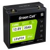 Green Cell CUBE LiFePO4 Batterie 20Ah 12.8V 256Wh LFP Batterie au lithium 12V pour Tracteur, Tondeuse à gazon, Éoliennes